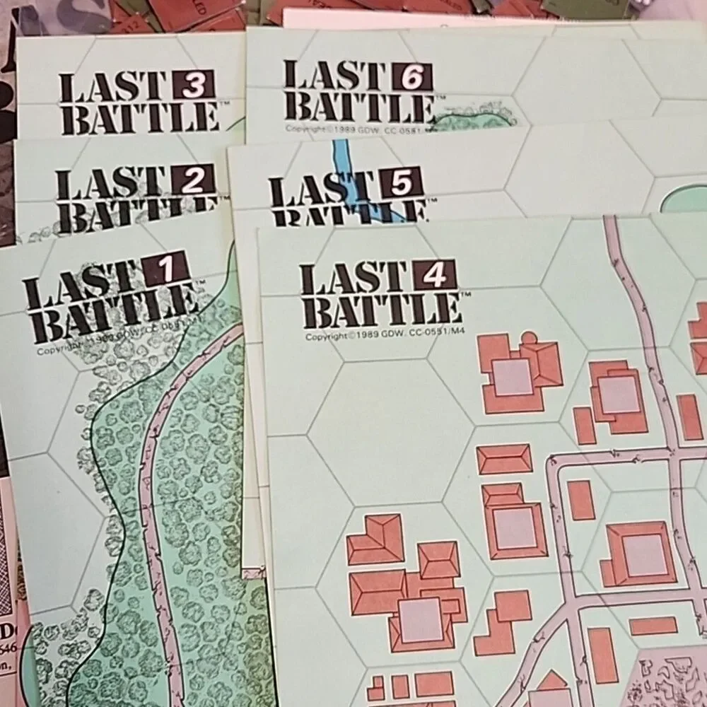 Last Battle Twilight 2000 Board Game GDW 1989 Missing Dice